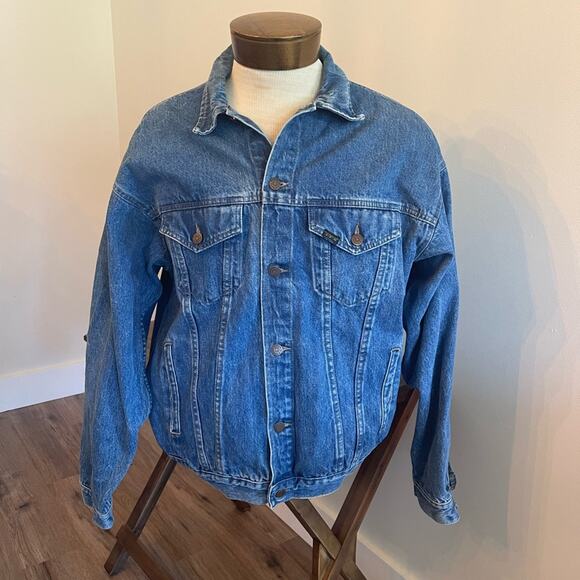 Vintage Genuine Roebuck Denim Jacket Size Large